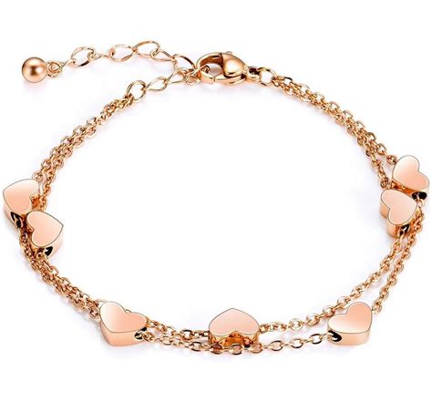 Suchergebnis Auf Amazon.de Für: Bettelarmband Rosegold Damen.